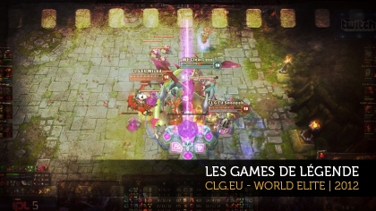 Les games de légende : CLG.eu - World Elite, 2012