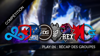 Play-In : Récap des groupes