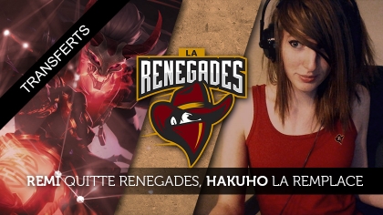 Remi quitte Renegades